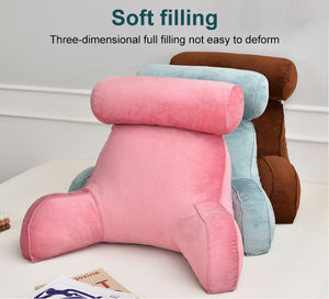 Tête de lit à mémoire ronde de type bonbon personnalisée grand oreiller de soutien du cou avec dossier de traversin - Product Image 5