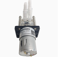 Pompe péristaltique à haut débit, facile à installer, pompe péristaltique 12v/24v, pompe doseuse, pompe à vide, 500ml/min, modèles plats