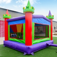 Château gonflable commercial pour enfants, simple et idéal pour la location et les fêtes