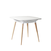 Meubles de salle à manger Table basse en MDF de qualité supérieure Mobilier de restaurant bistro Rangement durable Table basse polyvalente