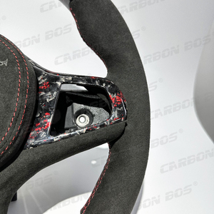 Volante de fibra de carbono deportivo directo de fábrica rojo con LED M para <span class=keywords><strong>BMW</strong></span> G Series G20 G21 G22 G23 G26 G80 G81 G82 <span class=keywords><strong>2023</strong></span> 2024 M4 M5 - Product Image 3