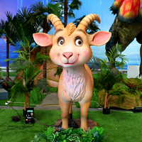 Divertida Granja de Animales, Animales Animatrónicos de Entretenimiento, Personalización de Cabras