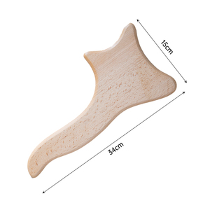 Relaxation profonde corps en bois <span class=keywords><strong>Gua</strong></span> <span class=keywords><strong>Sha</strong></span> conseil et huile essentielle de camomille SPA outils de thérapie de Massage en bois ensemble d'huile de Massage de Relaxation - Product Image 3