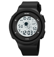 Montre sport numérique Skmei 1973 Astronaut Bear avec imprimé de dessin animé mignon, alarme, résistance à l'eau 5BAR, affichage LED