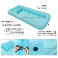 Baignoire gonflable médicale pliable en plastique pour personnes handicapées