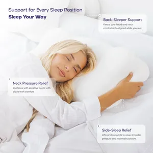 Almohada <span class=keywords><strong>Antironquidos</strong></span> de Espuma Viscoelástica Cloud - Product Image 3