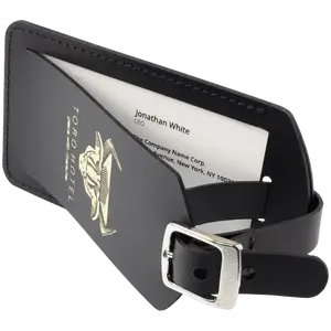 Leather <b>suitcase</b> tags custom merchandising - Product Image 3