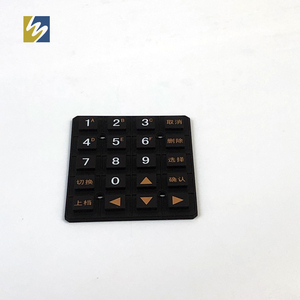 Hj Nieuw Gelanceerd Custom Siliconen Push Rubber Knop Toetsenbord Maatwerk Rubber Onderdelen - Product Image 5
