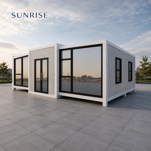 Maison conteneur préfabriquée extensible SUNRISE AU Standard 20ft 40ft, prête à l'emploi, 2-5 chambres, maison modulaire préfabriquée de luxe, Tiny House - Product Image 1