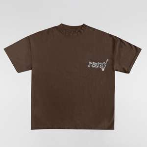 T-shirt imprimé 100 % coton surdimensionné pour hommes, de fabricants chinois, t-shirt épais pour hommes, vêtements streetwear - Product Image 4