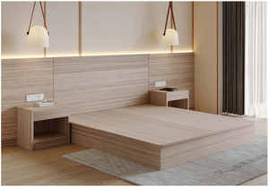 Modern Stylish <b>Queen</b>-<b>Size</b> Wood Bedroom Furniture Set for Hotels Apartments and Villas - Product Image 4