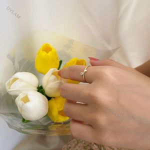 Dylam Simple Geometric <b>Dainty</b> Minimalist 925 Sterling Silver Jewelry Silver <b>Ring</b> Music Symbol Engagement <b>Ring</b> for Women Girls - Product Image 5