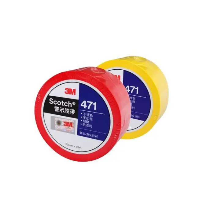 Warning Division Sealing Seam 471 Colored Vinyl Tape Wear-resistant PVC Floor Marking Tape