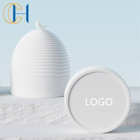 C & H Luxe Personnalisé Islam Mosquée Dôme Béton Céramique Conteneur Porte Bocal
