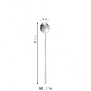 Modern Design 304 Stainless Steel <b>Small</b> Round Scoop Silver Seasoning <b>Spoon</b> for Home Kitchen Spice Jars for Party Measuring - Product Image 5