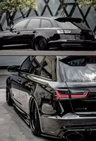 Fait à la main pour 2014-2018 Audi A6 LED feu arrière noir série Venom feux arrière modifiés