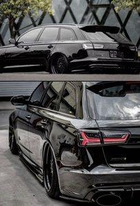 Fari posteriori modificati fatti a mano per 2014 2018 <span class=keywords><strong>Audi</strong></span> <span class=keywords><strong>A6</strong></span> a LED nero serie veleno - Product Image 2