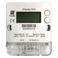 Medidor electrónico de CC para uso industrial, medidor de riel DIN con certificación CE, pila/estación de carga EV, cargador de CC, medidor de energía