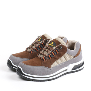 Aimboo - Calzado de Seguridad Ligero y Popular con Puntera de Acero, Calzado de Seguridad de Cuero Genuino SRC para Hombre y Mujer - Product Image 2