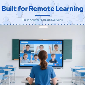 <span class=keywords><strong>Tableau</strong></span> blanc électronique <span class=keywords><strong>interactif</strong></span> intelligent Ultra HD 4K de 65 pouces pour la connectivité USB du système Android de l'école - Product Image 5