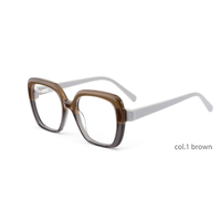 Monturas de Gafas Ópticas al por Mayor, Monturas Grandes para Hombre, Gafas Ópticas de Marca, Fabricante de Gafas de Acetato Azul, OEM