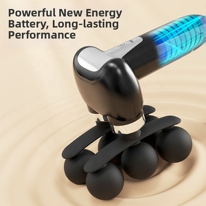 Masseur à percussion multi-têtes détachable en forme de U pour le dos, marteau de <span class=keywords><strong>massage</strong></span> portatif, pistolet de <span class=keywords><strong>massage</strong></span> fascia allongé - Product Image 3