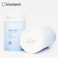 Tube en papier kraft compostable avec logo personnalisé pour permis de vêtement emballage de parfum comprimés de lavage de cylindre étiquetage de surface