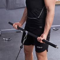Détachable 100cm Home Gym Poulie Câble Machine Attachement Fitness Lat Pull Bar Biceps Triceps Dos Force Poignées D'entraînement