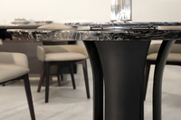 Tables de salle à manger rondes en marbre de luxe pour hôtels, banquets, événements et mariages – Vente en gros
