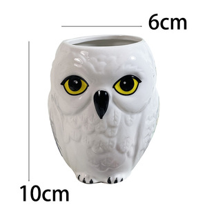 Tasse à <span class=keywords><strong>café</strong></span> en céramique hibou, modèle animalier, ornement magique - Product Image 6
