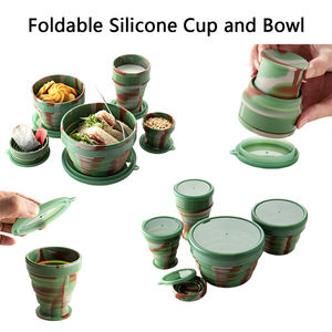 Taşınabilir Silikon Kase Açık Hava Kullanımı İçin Katlanabilir - Product Image 6