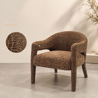 Fauteuils modulaires de luxe en tissu pour hôtel, chambre ou appartement