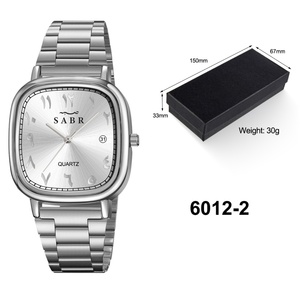 Wholesale New Men's Stainless Steel Quartz Watch Personalized Arabic Numerals <b>Calendar</b> Dial Business Watch Accepts Custom Logo - Product Image 6