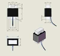 Kundenspezifischer DC 12V Eisen Rechteckiger Saug-Elektromagnet 47x78mm für Vibrationsförderer (Youge YG4778)