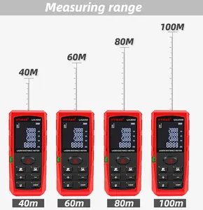 Yeni doğruluk ucuz fiyatları el mezura mini lazer mesafe ölçer 1mm hassas ölçüm mesafesi için