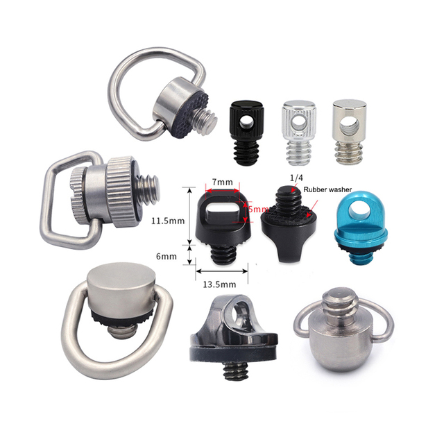 Adapter Knobs Screw 1/4 Camera Screw Tripod Removal Thumbscrews Knobs Screw for Camera