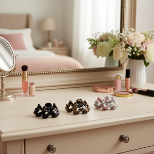 Pinzas para el Cabello Z de 9 cm con Estampado de Leopardo, Pinza de Acetato para Mujer, Uso Diario, Estilo Lindo, Alta Calidad - Product Image 2