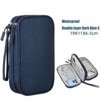 Nouvel Organisateur de Voyage Électronique 2025 Étanche Oxford pour Accessoires, Pochettes, Câbles, Chargeurs, Batteries Externes et Écouteurs