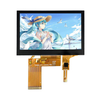 Modul Layar LCD TFT 4.3 Inci RGB 800x480 IPS dengan CTP