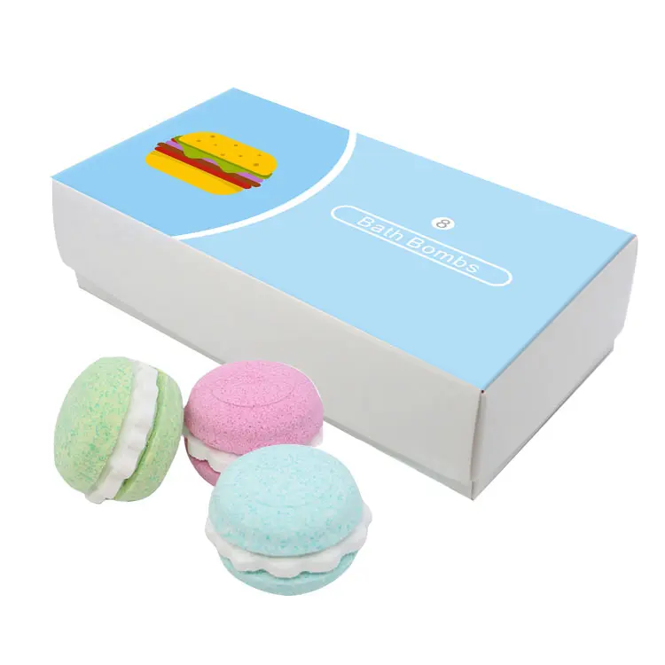 Mini balles De Bain, nouveauté, vente en gros, balles De Bain, macarons, Desserts, Boule De Bain biologique