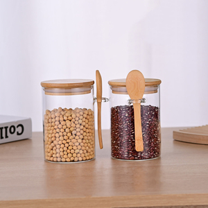 Hot Selling Cozinha 2pcs 500ml Storage Container Cozinhas Define Conjunto De Frasco De Vidro - Product Image 3