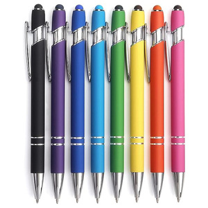 1.0Mm Custom Logo Promotion Best Quality Metal Press the Ballpoint Pen Wholesale - Product Image 1