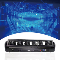 Barre led de scène linéaire longue 40kpps mobile 10 pièces 40w 10w faisceau laser rgbw