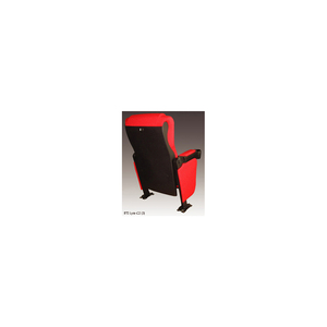Chaise d'auditorium LYRA C2A, pliable, robuste, en métal, avec un seul piétement, confort élevé, mousse moulée, tablette d'écriture en ABS - Product Image 3