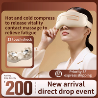 Masseur oculaire électrique intelligent ToWell Wholesale Music rechargeable 2000 mAh Type-C avec vibration 3D des points d'acupression et chaleur/refroidissement