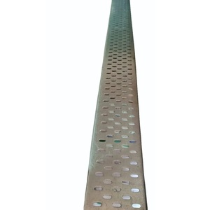 Bac de gestion des câbles perforé en acier inoxydable SS202 robuste pour câblage électrique, usage industriel et de construction - Product Image 1