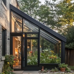 Prix <span class=keywords><strong>d</strong></span>'usine – Serre de <span class=keywords><strong>jardin</strong></span>/solarium en aluminium et verre, résistante au vent, pour terrasse extérieure - Product Image 5