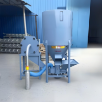 Mélangeur broyeur vertical avec moteur en cuivre, machine de traitement des aliments pour l'élevage de porcs, poulets, canards, bovins et ovins