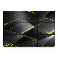 Layar Video Wall LCD IPS 46 Inci Ekonomis dengan Bezel 3.5mm, Layar Sambung Digital Signage, Garansi 2 Tahun untuk Ruang Rapat Sekolah