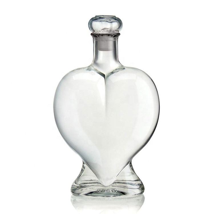 Wholesale Heart Shaped Glass Perfume Bottle 250ml/500ml